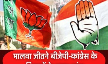 MP Election 2023 News : मालवा जीतने बीजेपी-कांग्रेस के दिग्गजों के खास 'दांव'