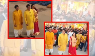 रामानंद सागर की रामायण के राम- सीता और लक्ष्मण पहुचे अयोध्या, लोगों ने किया स्वागत