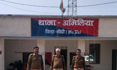 Sidhi News Today: हाइवा गाड़ी से बैटरी चोरी के आरोपी को पुलिस ने किया गिरफ्तार