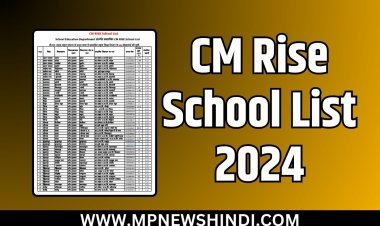 CM Rise School List 2024