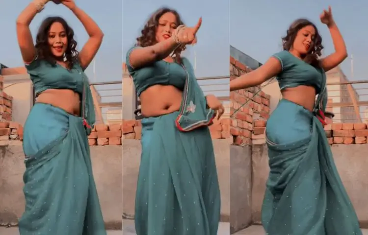 Desi Sexy Bhabhi Dance Video: देसी भाभी ने घर की छत में लचकाई कमर, सपना चौदरी  के हॉट डांस के वीडियो भी हुये फेल