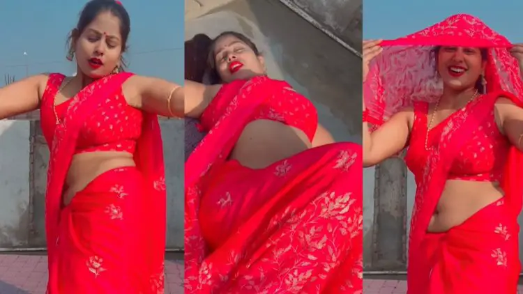 Desi Bhabhi Sexy Video: पिंक साड़ी में देशी भाभी ने दिखाया जलवा, हर कोई वीडियो कर रहा शेयर