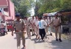 22 अपराधों वाला बदमाश बाबू सिंधी गिरफ्तार, पुलिस ने बदमाशी वाले इलाके में ही निकाला जुलूस